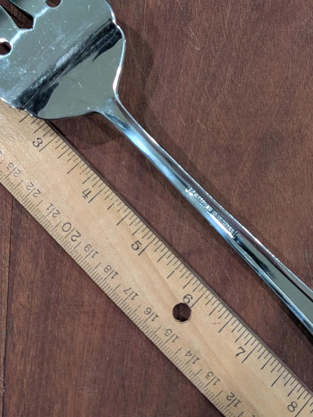 Retroneu 18/8 Korea Kimberly Pattern Cold Meat Serving Fork